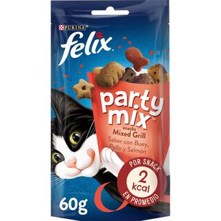 Felix Biscoitos Party Mix Grill para gatos